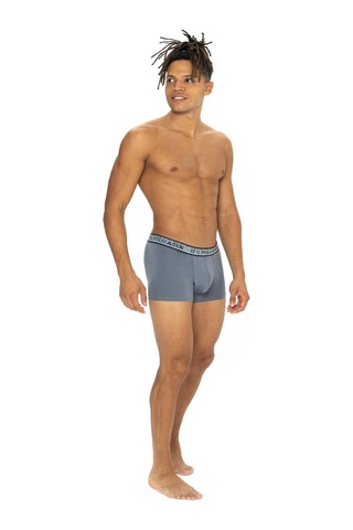U.S. Polo Assn. U.s Polo Assn. 80540 Erkek Pamuklu 3'lü Boxer-bordo&siyah&antrasitmelanj Siyah