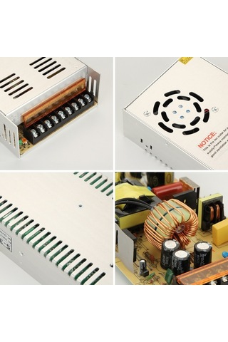 Ac 220v Dc 12v 30a 360w Güç Adaptörü Ac-dc Dönüştürücü Modülü Gerilim Trafosu Anahtarı Güç