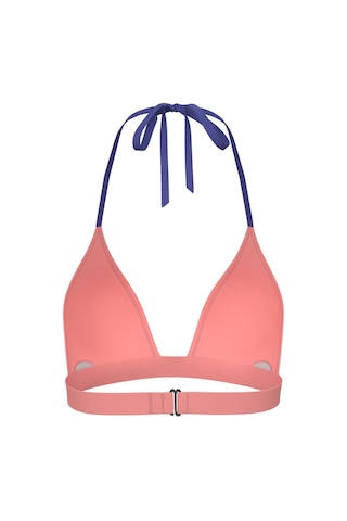Calvin Klein Kadın Pembe Logo Detaylı Üçgen Bikini Üstü-13573 Pembe