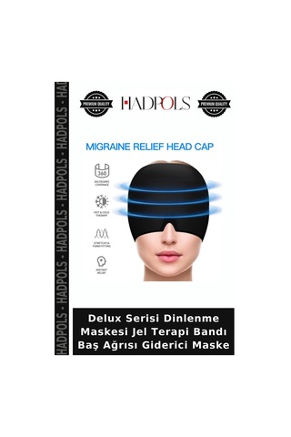 Delux Serisi Dinlenme Maskesi Jel Terapi Bandı Giderici Maske