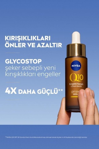 Nivea Q10 Kırışıklık Karşıtı Çift Etkili Serum 30 ML