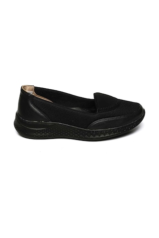 Bestello Bağcıksız Poli Taban Comfort 018-f218-24k Kadın Ayakkabı Siyah