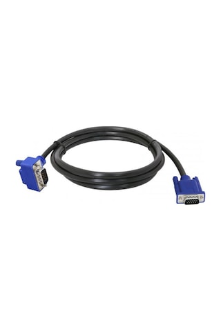 Vga 90 Derece Kablo 15 Pin Vga Düz Ve 90 Derce L Tipi Görüntü Kablosu 1.5m