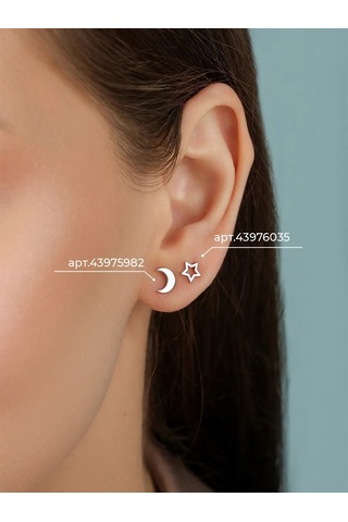 Veronika Gümüş Pırlanta Yıldız Küpe Pimler 43976035 Diğer