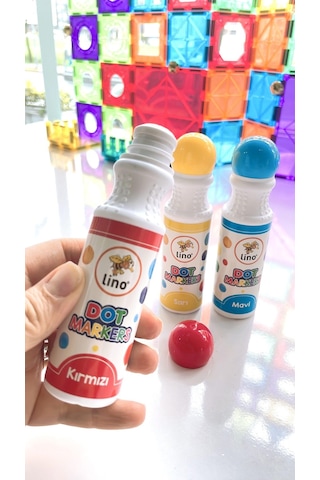 Lino Dot Markers 6 Renk Yıkanabilir Ln-606