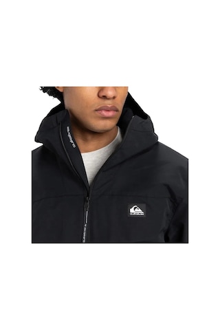 Quiksilver Quıksılver Overcast 3k Warm Jacket Erkek Anthracite - Solid Ceket Eqyjk04202-11793 Siyah