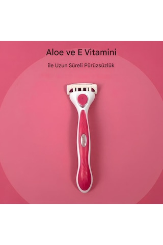 Wilkinson Sword Quattro Sistem Kadın Tıraş Bıçağı Vakumlu Tutma Aparatı Ile Birlikte 4 Bıçaklı 1 Adet