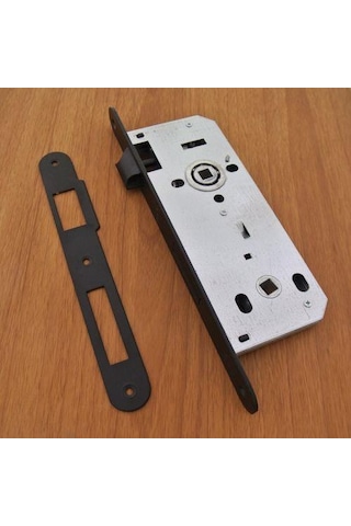 Dooraks Siyah Rulmanlı Oval Wc Kilidi 40 Mm