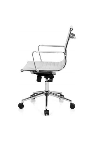 Aykanoffice Aykan Ofis Riva Beyaz Çalışma Koltuğu