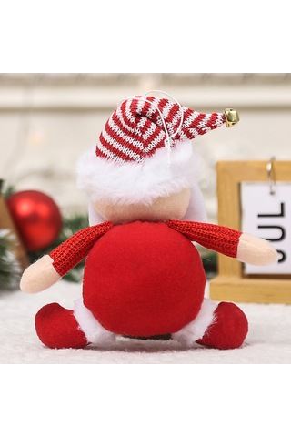 Suofeng Noel Kardanesi Dekoratif Askı Oyuncak, Kumaş Ve Pp Pamuk Malzeme, 16x16cm Boyutunda, 35g Ağırlıkta Noel Süs Eşyası