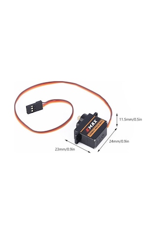 Emax Es08ma Iı 12gr Analog Servo Motor Mini Metal Dişli 1.8kgcm Tork Rc Uçak Drone Robot
