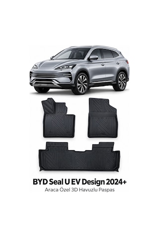 Byd Seal U Ev Design 2026 Karbon Desenli Premium 3d Havuzlu Oto Paspas