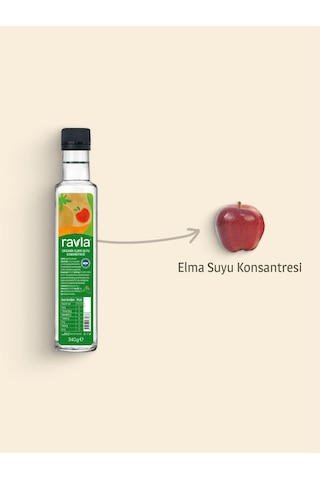 Ravla Organik Elma Suyu Konsantresi 340 G