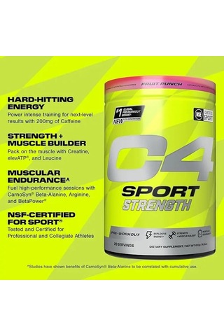 Cellucor C4 Sport Strength Pump Preworkout 410 Gr