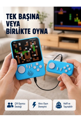 Mey İthalat Tv Bağlantılı Çift Lu Şarjlı Retro Gamepad Seti 02252775