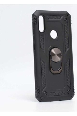 Huawei Honor 8a Kılıf Zore Vega Kapak Siyah