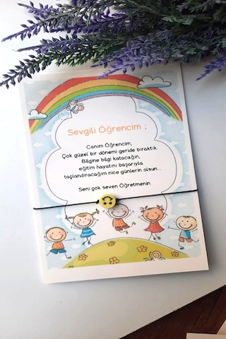 20 Adet Canım Öğrencim Emoji Bileklik Çok Renkli
