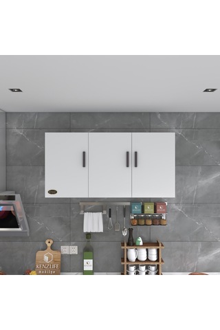 Kenzlife Hazır Mutfak Canna22 Byz 060 120 22 Mutfak Banyo Dolabı Kapaklı Raflı