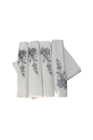 Bulteks Simli Nakışlı Kadife Desen 5 Havlu 30x50 4 Renk
