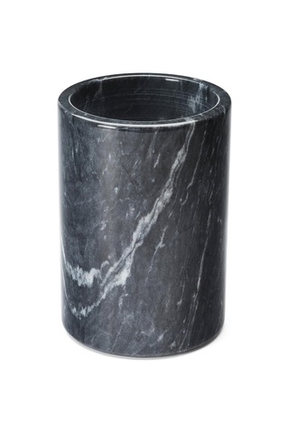 Marble Wine Chiller And Utensil Holder, Black - Fox Run 8649 Marble Utensil Holder, Black