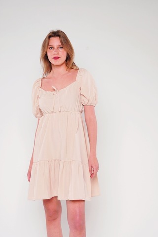 Gabria Omuz Büzgülü Elbise Tas