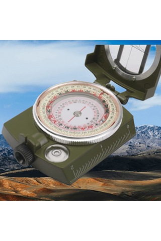 Yaozixa Zinc Alloy Abs Feng Shui Pusula, 24 Dağlar, Yüksek Hassasiyet, Isı Su Geçirmez, Gezginlik Kamp Mantık, Gölge Okuma, Rotatif Dial