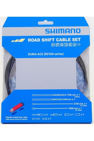 Shimano Dura-Ace R9100 Vites Kablo Seti Siyah(y0bm98010) Siyah