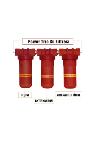 Power Trio Su Filtresi 3/4''inç