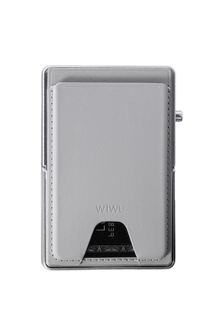 Wiwu Mw-006 Tasarımlı 6 Hazneli Pu Magnetik Standlı Kartlık Gri Gri