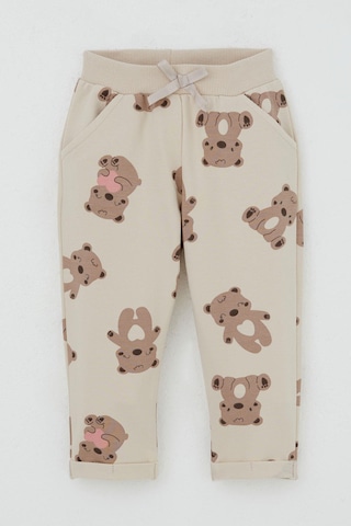 Breeze Kız Bebek Eşofman Takım Mutlu Ayıcık Desenli 6 Ay-2 Yaş, Bej Bej