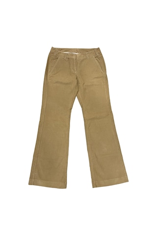 United Colors of Benetton Benetton 137 BEIGE Kapaklı cep Bayan Kadife Pantolon 38 Çok Renkli