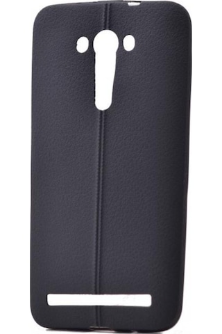 Asus Zenfone Ze550Kl Z00Ld Yumusak Silikon Kilif (Deri Görünümlü) 313292242 - Renk / Lacivert