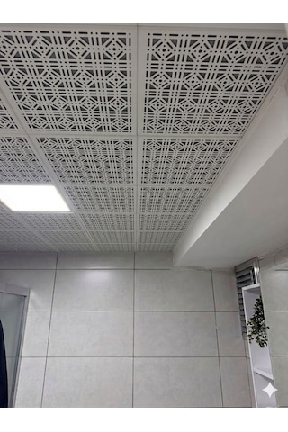 30x30 Dekoratif Alüminyum Clip-in Asma Tavan Tam Takım 10 M2