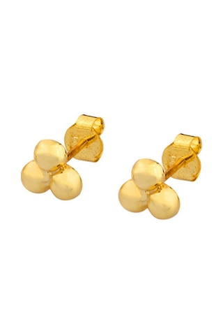 Kadın Trıple Poınts Studs Küpe Gold