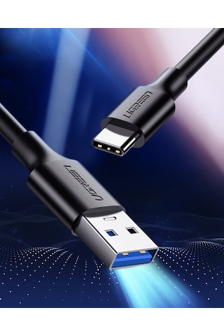 Ugreen 3.0 A Usb-a & Usb-c, Data Ve Şarj Kablosu,1 Metre, Siyah, Acbugn20882, 20882