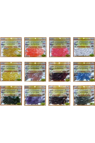 River Twister Tail 6cm 10 Pcs Silikon Yem