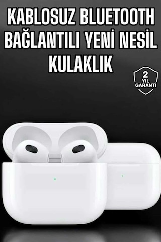 Bluetooth Kulaklık 3.nesil Kablosuz Uzun Pil Ömrü Dokunmatik Kontrol