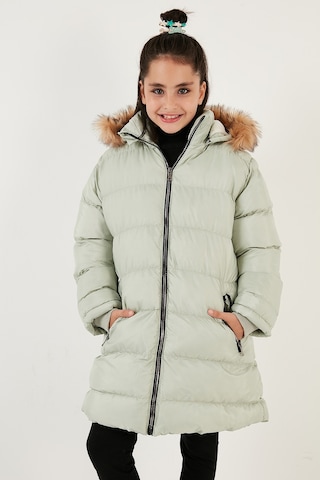 Lela Içi Peluş Astarlı Çıkarılabilir Kapüşonlu Suya Dayanıklı Kız Çocuk Mont 5761910 Çağla