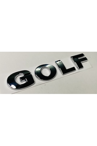 Volkswagen 2009 - 2017 Golf 6 - 7 Arka Bagaj Yazısı Krom