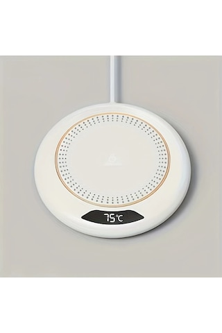 Willowhaven Beyaz Akıllı Elektrikli Su Isıtıcısı Ve Kahve Kupası Isıtıcı - 3 Hız Usb Güçlü 8 Saat Otomatik Kapama Seyahat Ev Ofis