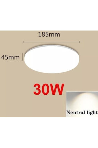 Modern Led Tavan Işıkları 50w 30w 20w 15w Tavan Lambaları 220v 230v 30w Neutral Light