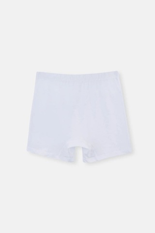 Dagi 1220 Erkek 2'li %100 Pamuk Penye Boxer-beyaz Beyaz