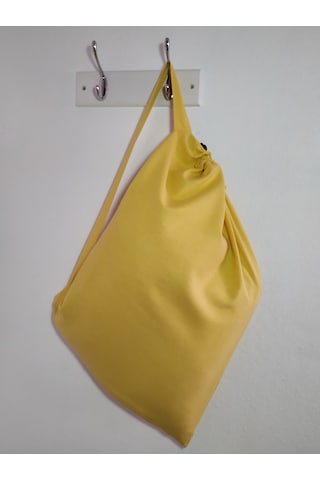Fancyagnes El Yapımı Duck Kumaş Keten Sarı Askılı Çamaşır Oyuncak Sarı
