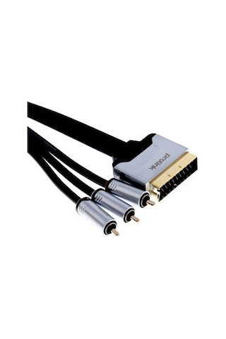 Prolink  Prk-030  Tv Scart 3 Rca Mono 1.5 Mt Hmc238-0150 24K Gold