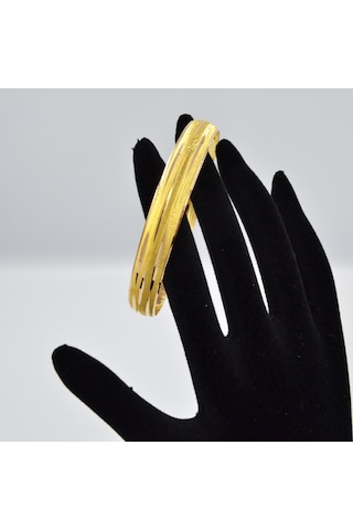 Ozanlar Gold 22 Ayar Çizgi Desenli Bilezik 10 G