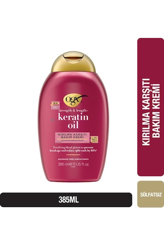 OGX Kırılma Karşıtı Keratin Oil Bakım Sülfatsız Kremi 385 ML