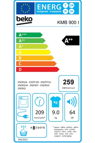 Beko KMB 900 I 9 KG Isı Pompalı Çamaşır Kurutma Makinesi