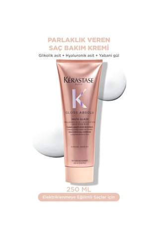 Gloss Absolu Elektriklenmeye Eğilimli Saçlar Için Parlaklık Veren Saç Bakım Kremi 250 Ml