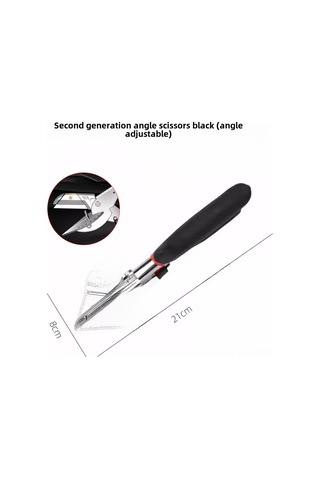 Geeksen Ahşap İşleri Ve Dıy İçin Çok Amaçlı Açı Kesici 45 -90 , U-şekilli Kenar Kapatıcı, Katlama Ve Düzeltme Aracı - 2. Nesil Kırmızı-siyah