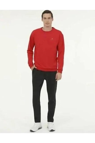 Lumberjack Mb C Neck Sw 5pr Erkek Kırmızı Sweatshirt Sn75 Kırmızı